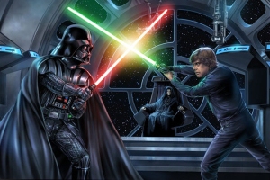 La batalla entre Vader y Luke en la Estrella de la Muerte es una de las escenas más validadas del cine de ciencia ficción.